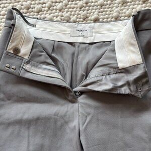 Babaton atelier grey straight leg dress pants